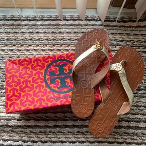 Tory Burch Gold Sandals
